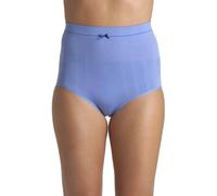 Camille Two Pack Seamfree High Waist Shapewear Control Briefs In Blue Blue 18-20