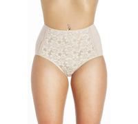 Camille Womens 3 Pack Lace Front Full Briefs 24 Nude