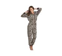 Camille Womens Animal Print Soft Fleece Onesies