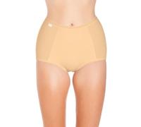 Camille Womens Beige High Waist Two Pack Control Briefs 20