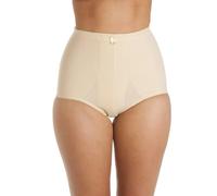 Camille Bella Magic Firm Women's Shapewear Knickers - 2 Pack | High-Waisted Cotton Tummy Control Pants | Sculpting, Slimming, Shaping | Belly Support High Waist Briefs for Women | Beige 10