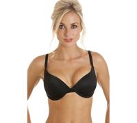 Camille Womens Black Underwired Moulded Cup Multiway Bra 36DD