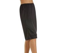 Camille Womens Half Length 24'' Slip Cling Resistant 14 Black