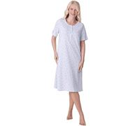 Camille Womens Classic Short Sleeved Floral Nightdress