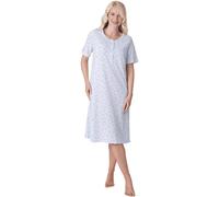 Camille Womens Classic Short Sleeved Nightdress - BLUE - 22-24
