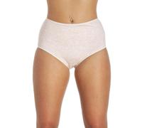 Camille Womens 100% Cotton Four Pack Multicoloured Full Briefs 22-24 Mixed PK