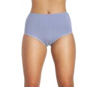 Camille Womens 100% Cotton Full Briefs - 4 Pack, Multi-Coloured | Soft & Comfortable Knickers | Machine Washable Panties | Black, Light Pink, White & Floral in Multipack | Everyday Underwear | 14-16