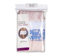 Camille Women's Four Pack Mixed Print Cotton Full Maxi Briefs | Size: 22-24 Camille Multicolor 22-24