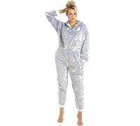 Camille Womens Glow In The Dark Onesies - GREY - 18-20
