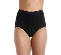 Camille Womens High Waist 2 Pack White Cotton Control Full Briefs