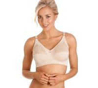 Camille Womens Ladies Cotton Lined Soft Comfort Beige Bra 38DD