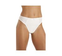 Camille Women's Two Pack Micro-Fibre Control Thongs in Ivory | Size: 10/12