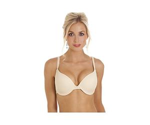 Camille Womens Multiway Bra - Seam-Less Underwired Bra with Removable Matching Straps - Wear Cross Back, Strapless, Halter or One Strap