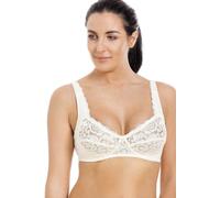 Camille Women's Non Wired Soft Cup Lace Bra in Ivory | Size: 34D