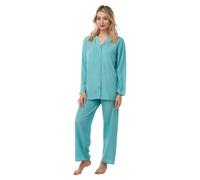 Camille Womens Plain Pyjama Sets - GREEN - 24-26
