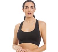 Camille Women's Plain Seamfree Maternity Sleeping Bra in Black | Size: Large