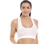 Camille Women's Plain Seamfree Maternity Sleeping Bra in White | Size: Medium Camille White M