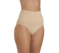 Camille Women's Seamfree Shapewear Comfort Control Brief in Beige | Size: Medium