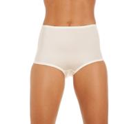 Camille Womens Two Pack Smooth High Waist Beige Control Briefs 12