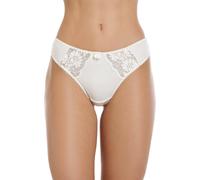 Camille Women's Three Pack Classic Lace Thong in Ivory | Size: 18