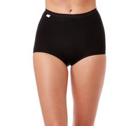 Camille Maxi Briefs Knickers for Women 3 Multipack - High Waisted Soft Cotton Breathable Full Briefs - Flattering Comfortable Ladies Underwear - Pack of 3 - Black 16