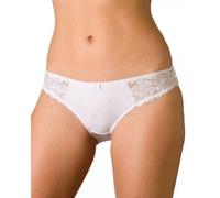 Camille Womens Three Pack White Serenity Jacquard High Leg Briefs 14-16
