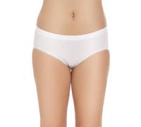 Camille Women's Three Pack Smooth Seamless High Leg Briefs in White | Size: Small/Medium