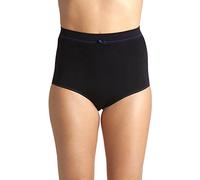 Camille Womens Two Pack Black Seam Free High Waist Shapewear Control Briefs 14-16