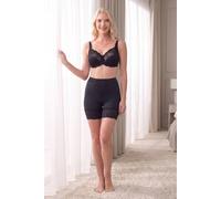 Camille Womens Two Pack Comfortable Classic Lace Control Shorts In Black Black