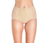 Camille Womens Two Pack Beige Lace Control Shapewear Briefs 18