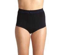 Camille Womens Two Pack Black Seam Free High Waist Shapewear Control Briefs 14-16