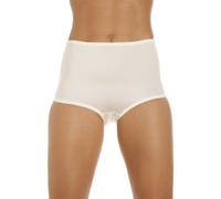 Camille Womens Two Pack Smooth High Waist Beige Control Briefs 20