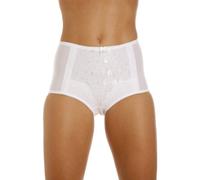Camille Womens Two Pack White Lace Control Shapewear Briefs 22