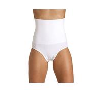 Camille Women's White Seamless Shapewear Comfort High Waisted Control Briefs - Comfortable and Supportive Ladies Tummy Control Knickers