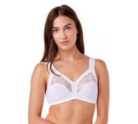 Camille Womens White Soft Lace Cup Bra 44D