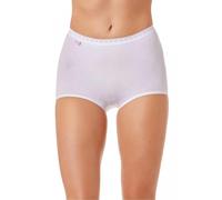 Camille Maxi Briefs Knickers for Women 3 Multipack - High Waisted Soft Cotton Breathable Full Briefs - Flattering Comfortable Ladies Underwear - Pack of 3 - White 22