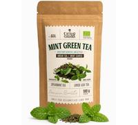 CAMINO DE CABRAS Nº024 Organic Sencha Green Tea with Mint - Loose Leaf - 100 g - Fresh and Aromatic - Spearmint Tea