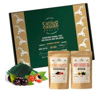 CAMINO DE CABRAS® - Premium Herbal Tea Gift Set Energy for Tiredness & Anti Fatigue Infusion - Loose Leaf Tea, 2 Pack x 100g