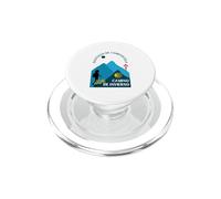 Camino de Invierno Woman Walking Santiago de Compostela 2026 PopSockets PopGrip for MagSafe