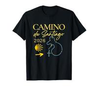 Camino de Santiago 2026 Catholic Pilgrimage Rosary T-Shirt