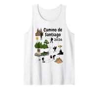 Camino de Santiago 2026 Phases Every Pilgrim Understands Tank Top