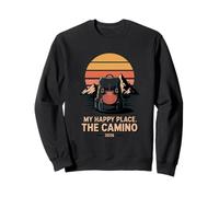 Camino de Santiago 2026 Retro Sunset Hiking Buen Camino Sweatshirt
