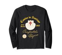 Camino de Santiago Anno Domini 2013 Scallop Shell Cross Long Sleeve T-Shirt