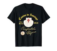 Camino de Santiago Anno Domini 2026 Scallop Shell T-Shirt