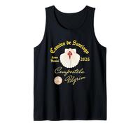 Camino de Santiago Anno Domini 2026 Scallop Shell Tank Top