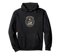 Camino de Santiago Camino Frances Hiking Retro Badge Pullover Hoodie