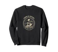 Camino de Santiago Camino Frances Hiking Retro Badge Sweatshirt