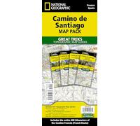 Camino de Santiago - Camino Frances Map Pack Bundle - 4 map pack for the whole route (National Geographic Great Treks)