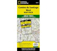 National Geographic Map Pack – Camino de Santiago: Camino Frances West – 2-map set (Great Treks)