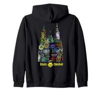 Camino de Santiago de Compostela Pilgrims Way of Saint James Gift Zip Hoodie